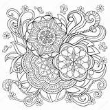 Mandale Druku Mandala Kolorowanki Dla Dorosłych Kwiaty Doodle Boho Dzieci Flowers Coloring Adult Na Book Tattoo Mandalas Białym Pages Patterns sketch template