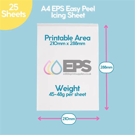 eps  easy peel edible icing sheets  edible printing