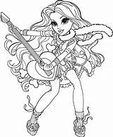 Coloring Pages Star Rock Colouring Guitar Moxie Rockstar Girl Printable Girlz Playing Girls Sheets Color Avery Bratz High Getcolorings Monster sketch template