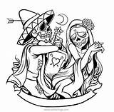 Dia Muertos Los Coloring Couples Xcolorings 653px 69k Resolution Info Type  Size Jpeg sketch template
