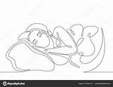 Cuscino Dorme Linea Pillow sketch template
