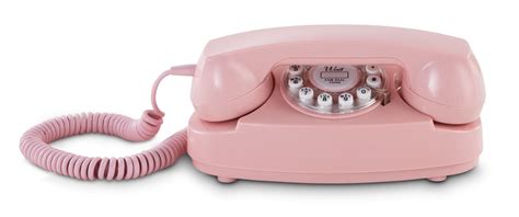 crosley cr pi princess phone  push button technology pink