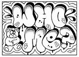Graffitis Graffiti sketch template