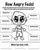 Anger Therapy Coloring Part Counseling Identify sketch template