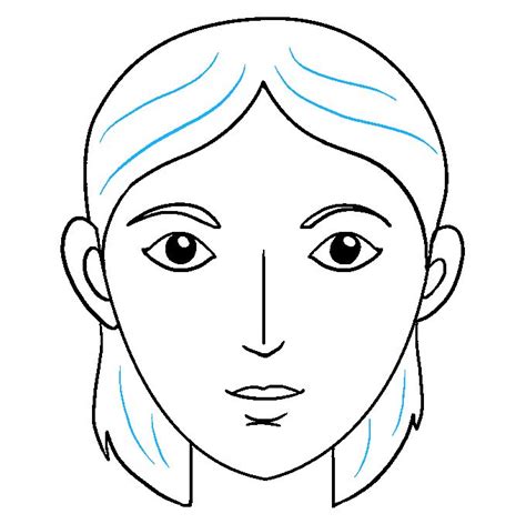 easy   draw  face step  step  drawing tutorials