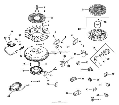 kohler engine parts replacement diagram