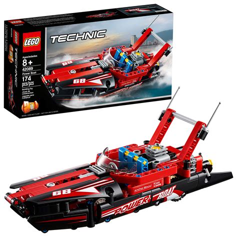 lego technic power boat  building kit  pieces discontinued  manufacturer toymamashop