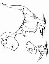 Dinosaur Coloring Pages Baby Dinosaurs Kids Dino Cartoon Printable Drawing Colouring Mother Color Animals Cute Clipart Print Gif Adult Printactivities sketch template
