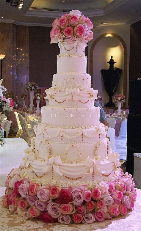 yours forever extravagant wedding cakes pink wedding cake tall