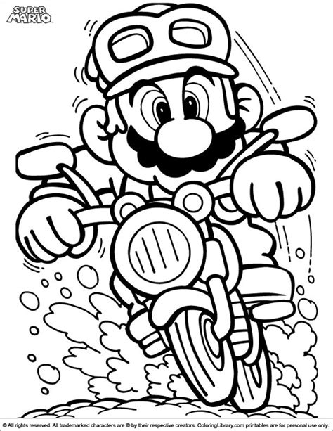 super mario brothers coloring picture super mario coloring pages