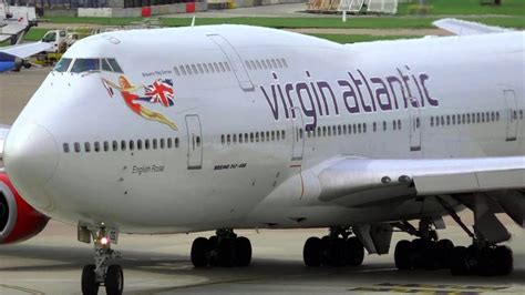 virgin atlantic boeing 747 400 g vros english rose youtube