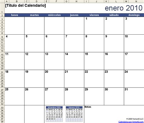 plantilla calendario gratis calendario ano