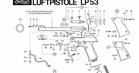 walther p parts schematic