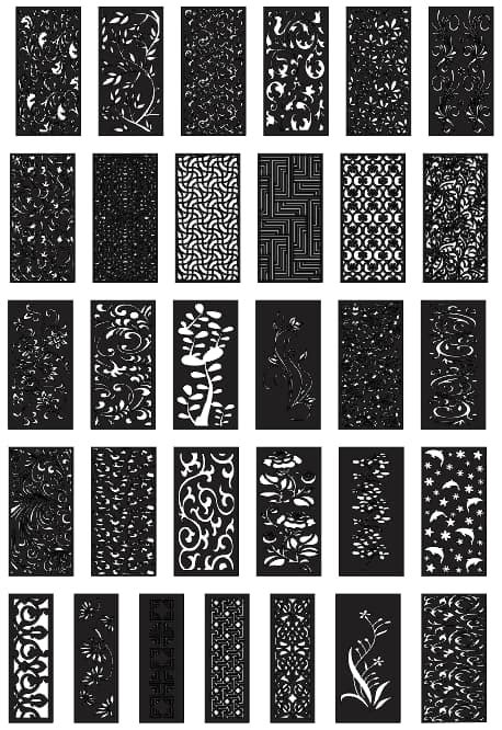 collection   dxf file downloads decorative panel dxf files