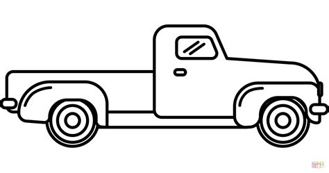 pickup truck coloring page  printable templates