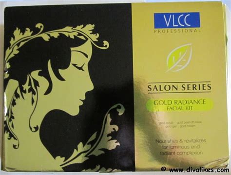 vlcc professional salon series gold radiance facial kit review gold
