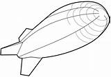 Coloring Airship Blimp Pages Drawing Printable Air Template Clipart Goodyear Hot Balloons Categories Simple Getdrawings Clipartmag sketch template