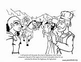 Coloring Pages Jewish Chanukah Kids Jews King Divided Chabad Alexander Great sketch template