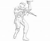 Solid Snake Gear Metal Views sketch template