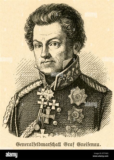 august neidhardt von gneisenau prussian field marshal portrait