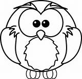 Owl Coloring Pages Cartoon Kids Printable Color Owls Colouring Cute Print Colour Baby Clip Printables Clipart High Simple Resolution Bestcoloringpagesforkids sketch template