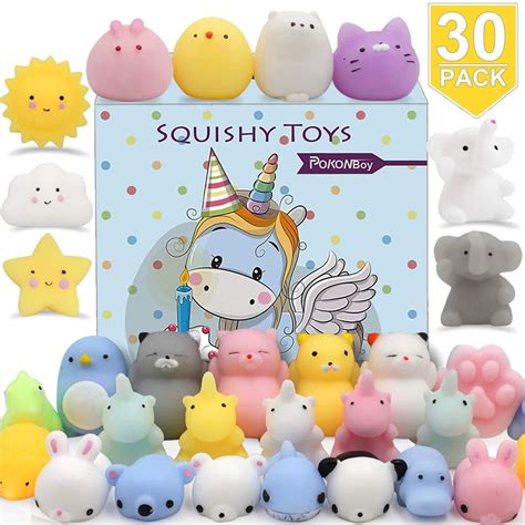 pokonboy  pcs mochi squishy toys mini squishies panda cat unicorn squishy animals stress