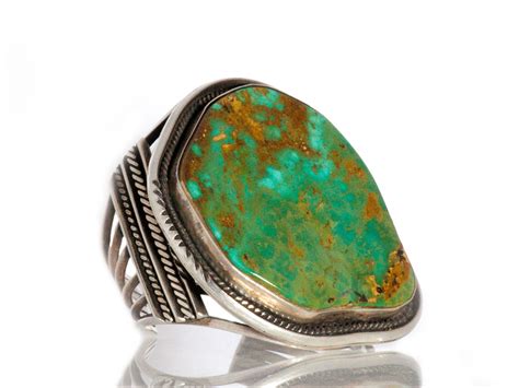 large royston turquoise cuff   vintage collection