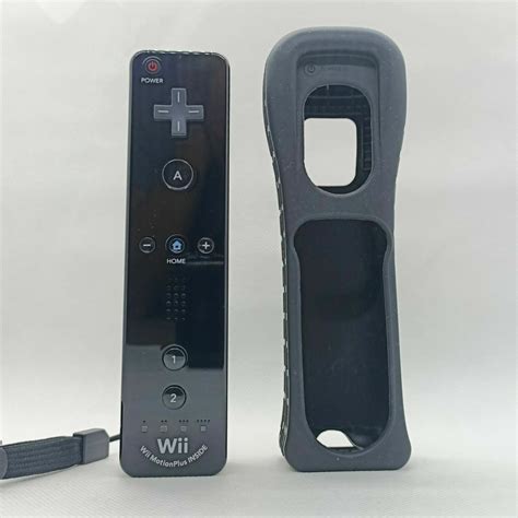 genuine nintendo wii  wii motion  black controller remote ebay