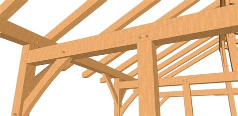 king post plan timber frame hq timber frame plans timber frame   plan