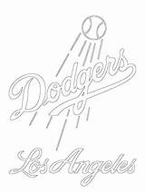 Coloring Pages Baseball Major League Logo Getcolorings Mlb sketch template