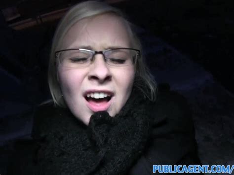 publicagent surprised blonde in glasses fucking a stranger outside free porn videos youporn