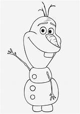 Olaf Coloring Frozens sketch template