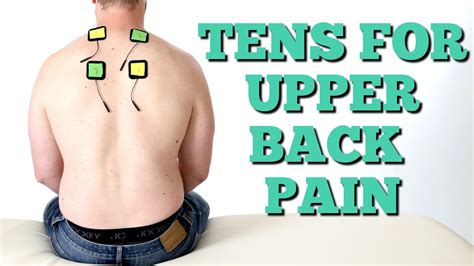 tens unit  upper  pain correct pad placement youtube