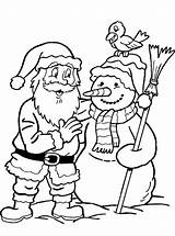 Santa Christmas Claus Coloring Kids Fun Kleurplaatjes sketch template
