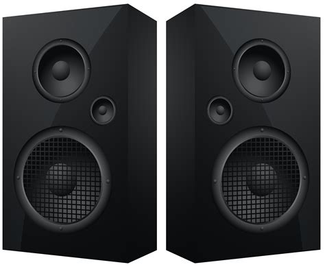 black speaker png  logo image