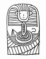 Tut Egypt sketch template