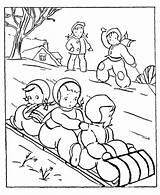 Winter Coloring Pages Kids Color Activities sketch template
