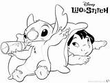 Stitch Coloring Pages Lilo Disney Angel Stich Printable Color Drinking Cute Print Colorings Getcolorings Kids Getdrawings sketch template