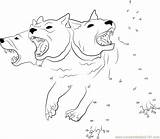 Cerberus Coloring Pages Getcolorings sketch template