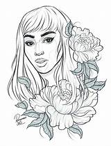 Coloring Pages Kehlani Template sketch template