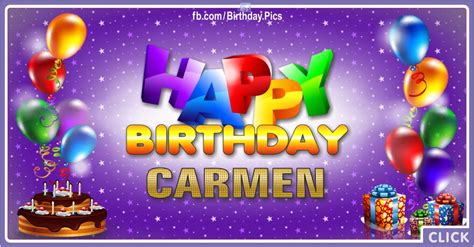 happy birthday carmen birthday wishes