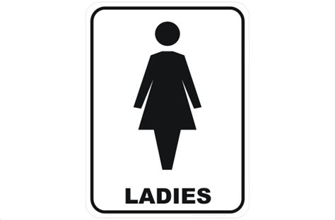 ladies toilet  national safety signs