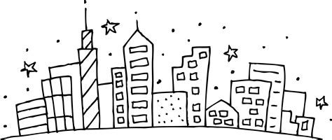 city coloring pages    print