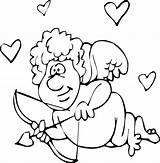 Desene Ziua Indragostitilor Colorat Planse Valentine Cupido Sfantul Cupidon Inimi Cheie Cuvinte Educative Indragostiti sketch template