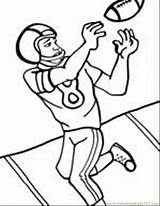 Football Coloring Pages Printable Player Kids Color Ball Boys Bowling Footballs Colouring Clipart Players Print Sports Printables Nfl Sheets Dolphin sketch template