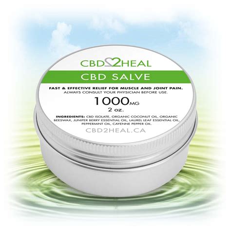 cbdheal cbd healing salve cream mg cbdheal