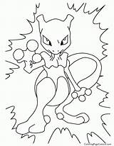 Coloring Pokemon Mewtwo Pages Mew Colouring Library Clipart Two sketch template