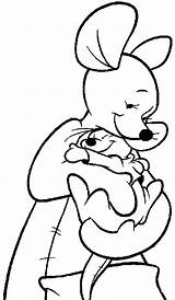 Coloring Pages Kanga Roo Pooh Winnie Kids Sheets Disney Baby Book Drawings Template Tigger Bear Adult Cute sketch template