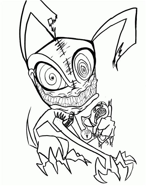 halloween coloring pages  printable scary coloring home