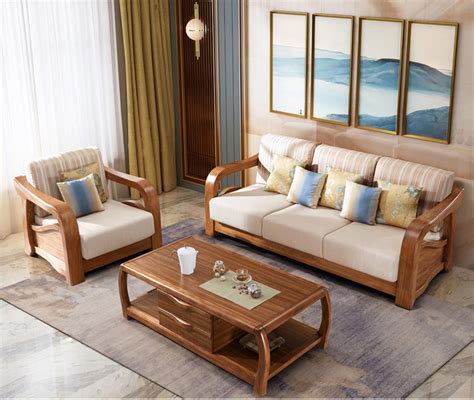 china latest fabric sofa set living room furniture pictures  wooden sofa designs china wood